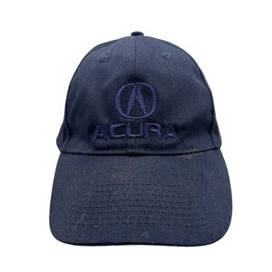 Acura Embroidered Hat Navy Blue Otto Quality Headwear One Size Adjustable